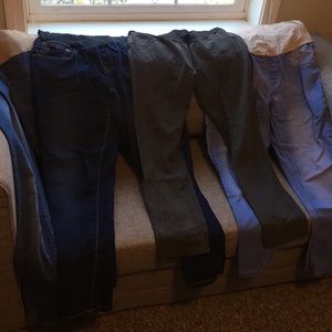 Four pairs of maternity pants